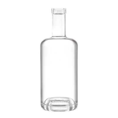 500ml 700ml 750ml Square Vodka Bottle in Super Flint Glass Material for Mineral Water