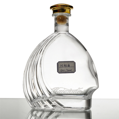 700ml 750ml Brandy Spirit Glass Bottle with Decal/Screen Printing/Painting/Frost