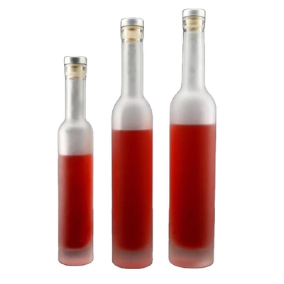 375ml 500ml 700ml Beverage VODKA Electroplated Glass Bottle for Cooking Oil Gin Drink