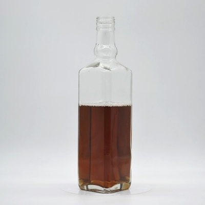 75cl Super Flint Glass Cork Bottle for Custom Shaped Olive Oil Liquor and 500ml Gin Spirits