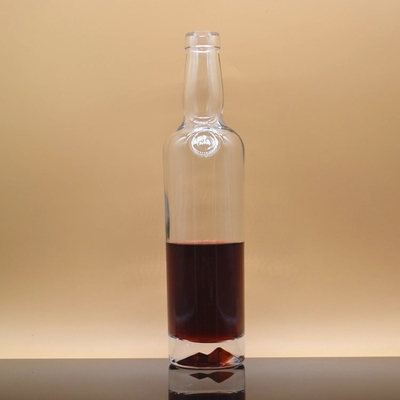 Super Flint Glass Base Material Bottle Bespoke Empty Whiskey Wine Glass Bottle 500/750ml