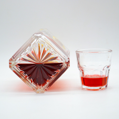 750ml Brandy Whiskey Gin Glass Bottle with Super Flint Material and Customize Design