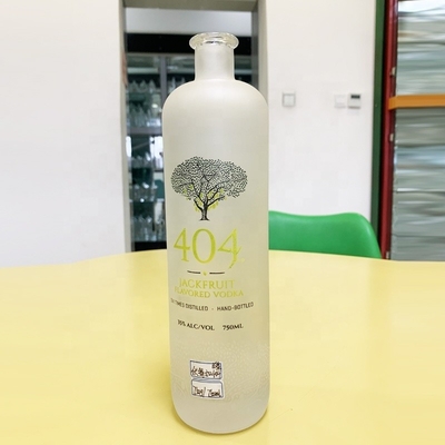 Super Flint Glass 1L Printing Spray Design Glass Bottles for Ruisheng Vodka Spirit