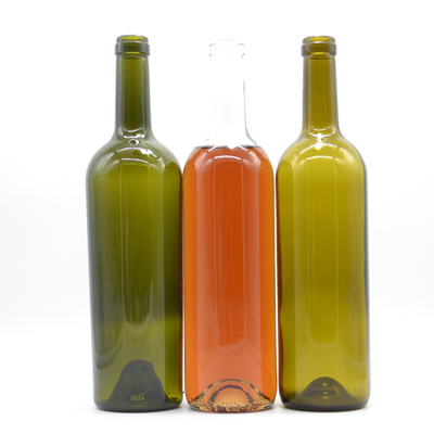 Glass Bottle for Whiskey Brandy Vodka Frosted Body Material Glass