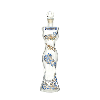 Custom Water Vodka Brandy Crystal White Glass Bottle with Sealing Type SCREW CAP/Cork