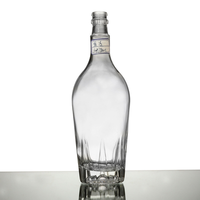 Customized Empty Glass Bottle for Alcohol Whiskey Vodka Spirit 700ml 750ml 500ml 1000ml