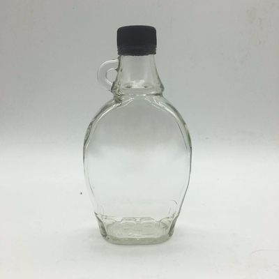 BRANDY Glass Bottle with Handle 500ml 750ml Vodka Rum Alcohol Whiskey Glass Collar