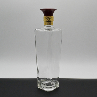 Super Flint Glass 750ML Bottle for Thick Bottom Cork and Customized Design of Liquor
