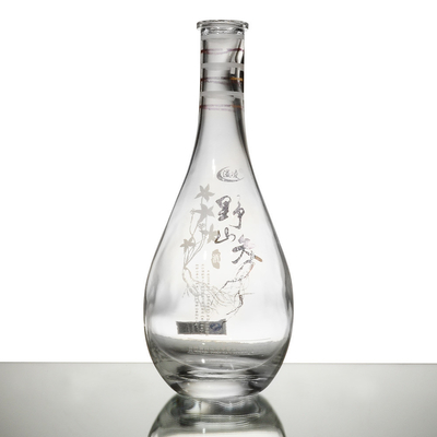 Collar Material Super Flint Glass Material Liquor Alcohol Vodka Whisky Glass Bottle