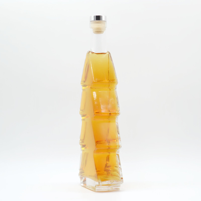 Super Flint Glass Custom Christmas Tree Shape Alcoholic Beverage Bottle 500ml 700ml 750ml