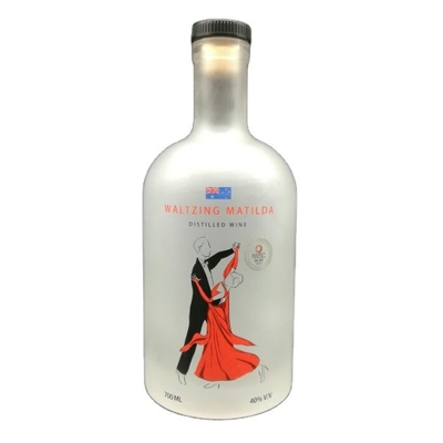 OEM Logo Decal Stocked 1000ml 750ml 500ml Liquor Bottles Vodka Glass Bottle with Cork Top Lid
