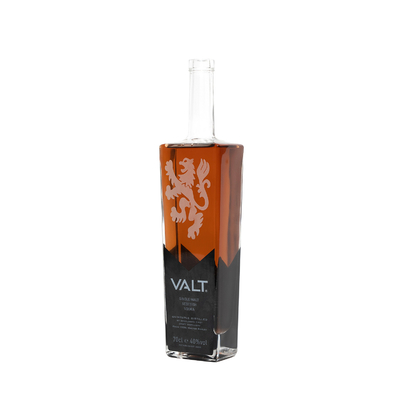 Empty 500ml 1000ml 1 liter Matte Black and White Customized Shape Alcohol Gin Bottles