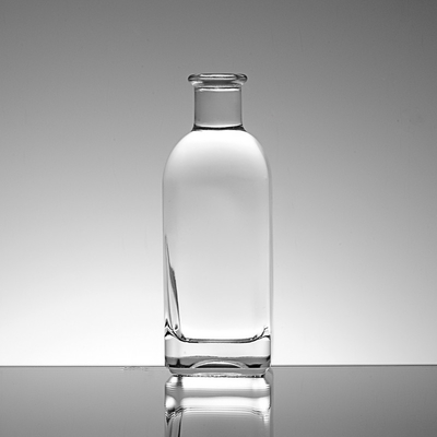 Custom Design Grey Amber Glass Bottles 375ml 500ml 750ml for Vodka Gin Liquor Spirits