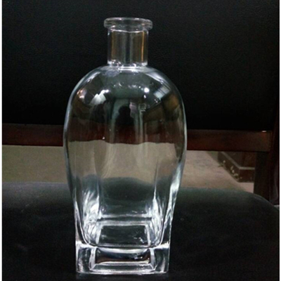 Customized Clear Flint 500ml Square Glass Bottles for Liquor Alcohol Highly OEM/ODM