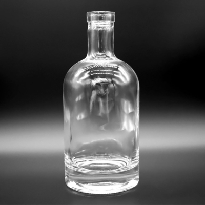 500ml Custom T-Top Clear Whiskey Vodka Liquor Glass Bottle with High Flint Glass Material