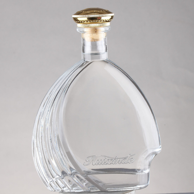 Super Flint Brandy Glass Bottle Manufacturers with Cork Sealing Type and FOB Term