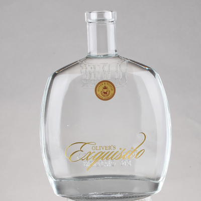 Super Flint Brandy Glass Bottle Manufacturers with Cork Sealing Type and FOB Term