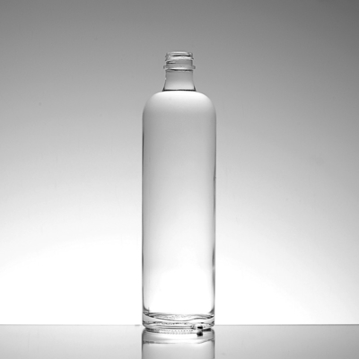 Trade Assurance High Flint Glass Material 750ml Clear Vodka Bottle for Big Event