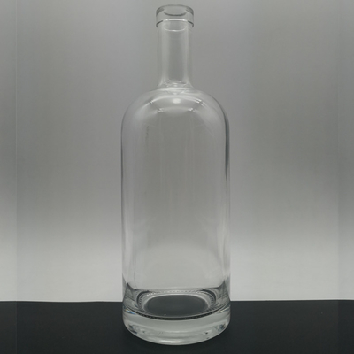 Frosted Super Flint 700ml Empty Bottles for Wine Decal Logo 750ml Vodka Glass Bottle
