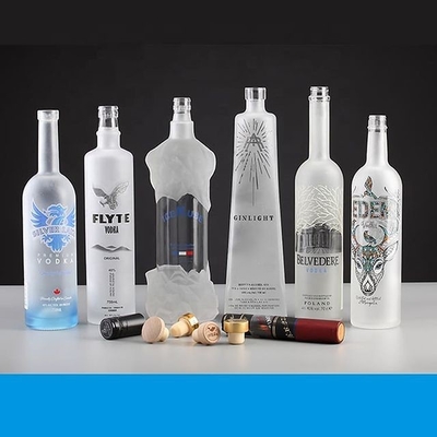 700ml 750ml Empty Alcohol Frosted Spray Bottle for Vodka Rum Gin Whiskey Whisky Wine Liquor