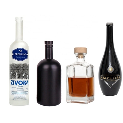 700ml 750ml Empty Alcohol Frosted Spray Bottle for Vodka Rum Gin Whiskey Whisky Wine Liquor