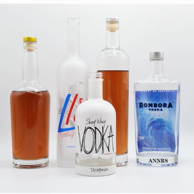 700ml 750ml Empty Alcohol Frosted Spray Bottle for Vodka Rum Gin Whiskey Whisky Wine Liquor