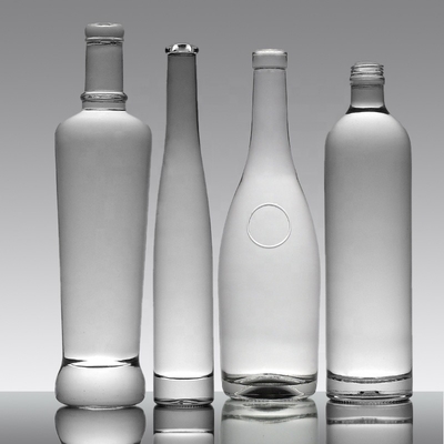 Super Flint Glass Material 500ml 750ml Gin Spirit Bottle for Water Beverage and Liquor