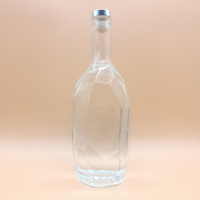 Glass Whisky Bottles 750ml Capacity Glass with Caps Other Deep Process Hot Stamping