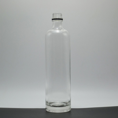 FOB Terms Super Flint Glass Water Bottle with Stopper and Decal Surface 750ml 1000ml