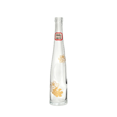 350ml 750ml Clear Glass Water Bottle Custom Color Spray for Super Flint Glass Material
