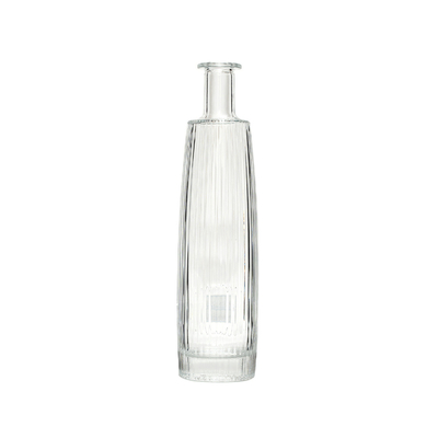 350ml 750ml Clear Glass Water Bottle Custom Color Spray for Super Flint Glass Material