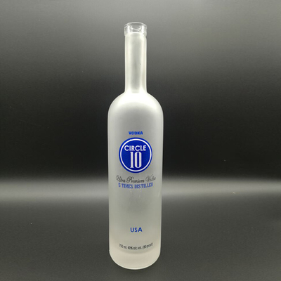 700ml Whiskey Vodka Glass Bottle with Crystal Glass Material and Sophisticated Look
