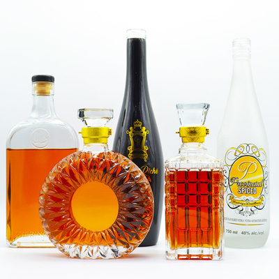 500ml Olive Oil 250ml 750ml Empty Food Grade Patron Tequila Liquor Whisky Vodka Bottles