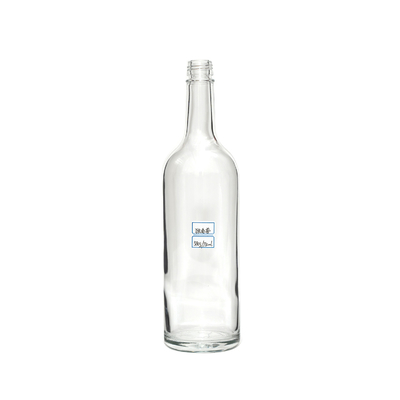 Super Flint Glass Customized Shape Brandy Liquor Bottle 200ml Empty 750ml 500ml