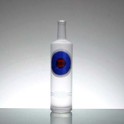 Super Flint Glass 375ml 500ml 700ml Bottles for Vodka Gin Whisky Rum Brandy Bulk Sale