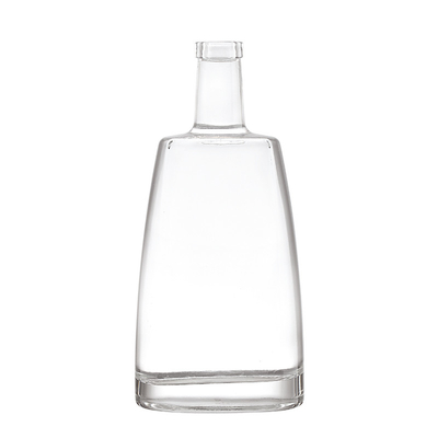 Hot Stamping 2 Liter Glass Bottle for Customized Shape Juice Spirit Beverage Alcohol Vodka Gin Blue Wine