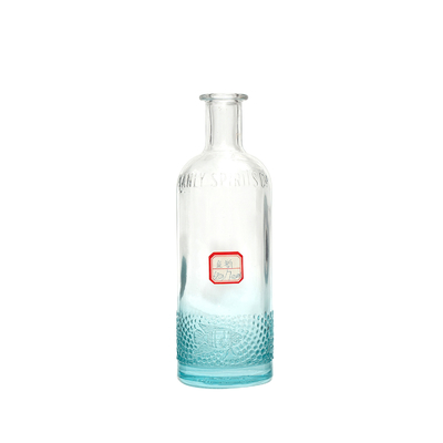500ml Empty Vodka Spirit Liquor Blue Spray Bottle for Beverage Packaging Solution