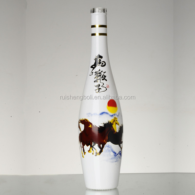 500ml/700ml/750ml Extra Virgin Olive Oil Glass Bottles for Dressing Sauces Customized Bulk