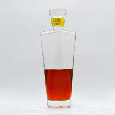 Custom Empty Liquor Bottle 1L Vodka Glass Bottle with Unique Design Express Shipping