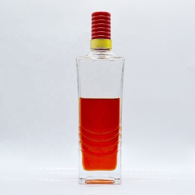 Custom Empty Liquor Bottle 1L Vodka Glass Bottle with Unique Design Express Shipping
