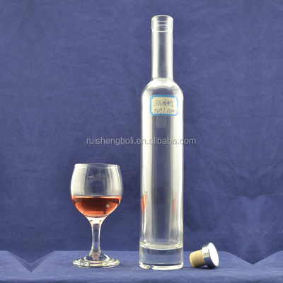 Apple Cider Glass Bottle 100ml 300ml with Decal Surface Handling and Cork Sealing Type