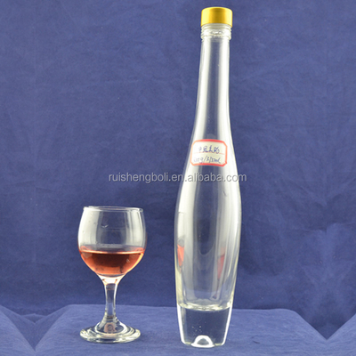 Apple Cider Glass Bottle 100ml 300ml with Decal Surface Handling and Cork Sealing Type