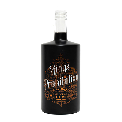 750ml Absolute Glass Bottle with Lid Custom Fancy Round Transparent Glass Vodka Bottle