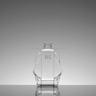 Tower Shaped Printing Logo Spirits in Clear Glass Bottle Elevate Your Branding Gam