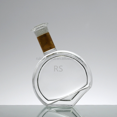 Tower Shaped Printing Logo Spirits in Clear Glass Bottle Elevate Your Branding Gam