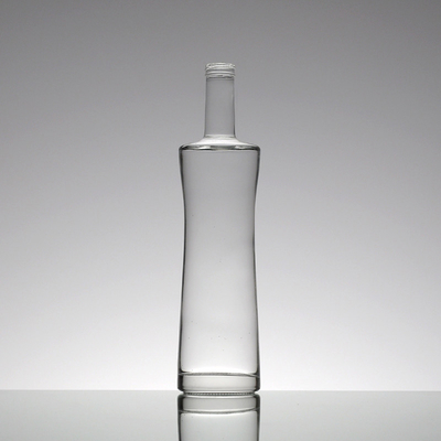 Customized Crystal Glass Juice Bottle from Italy with Cork Sealing Type
