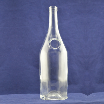 Alcohol Glass Bottle with Cork Stoppers 1 Liter Capacity Super Flint Material