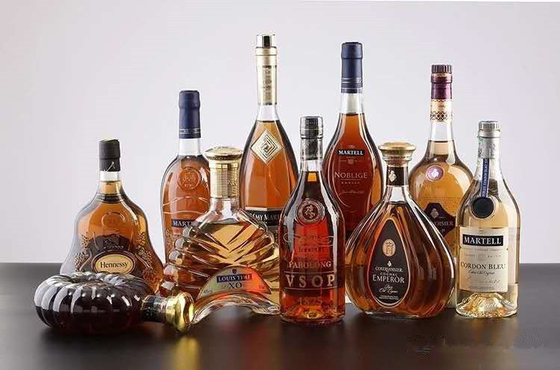Transparent Fancy Unique Shaped Wine Glass Bottle with Cap 750ml SGS Certified