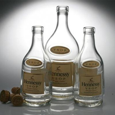 Transparent Fancy Unique Shaped Wine Glass Bottle with Cap 750ml SGS Certified