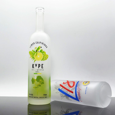 Industrial Beverage Empty Glass Bottle with Cork Stopper 375ml 500ml 750ml